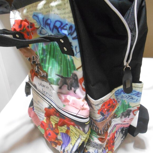 WIZARD OF OZ LARGE CAPACITY DIAPER BAG BACKPACK BOOKBAG ZIPPER CLOSE WATERPROOF - Picture 4 of 11